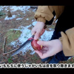 【画像】雪中で魅せた「本気のブッシュクラフト」　プロ共同開発の「新作ナイフ」で挑む自家栽培ポテトの絶品キャンプ飯 〜 画像1