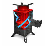 【画像】落ち葉や小枝が「最強の燃料」！　送風ファンで火力を自在に操る「焚神ストーブ」は防災用の備えとしても頼れる一台 〜 画像1