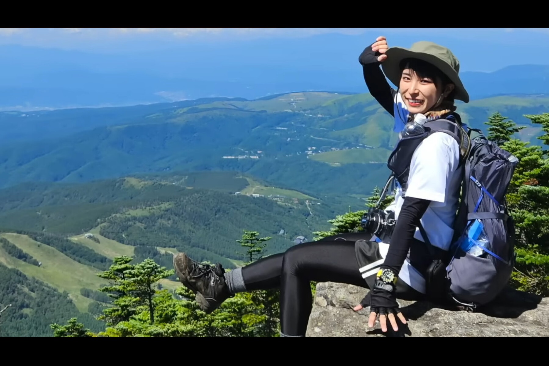 蓼科山を母娘で登山したかほなんさん