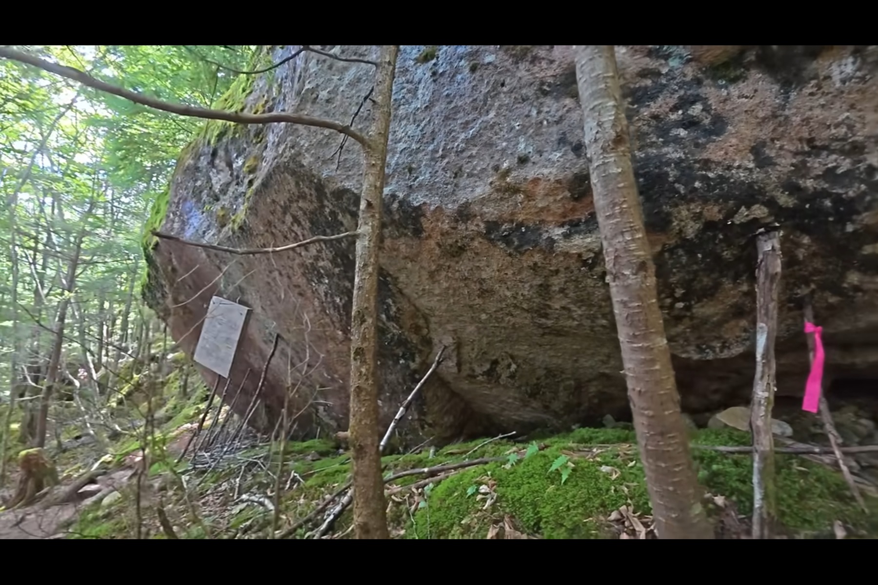 瑞牆山の通称クーラー岩