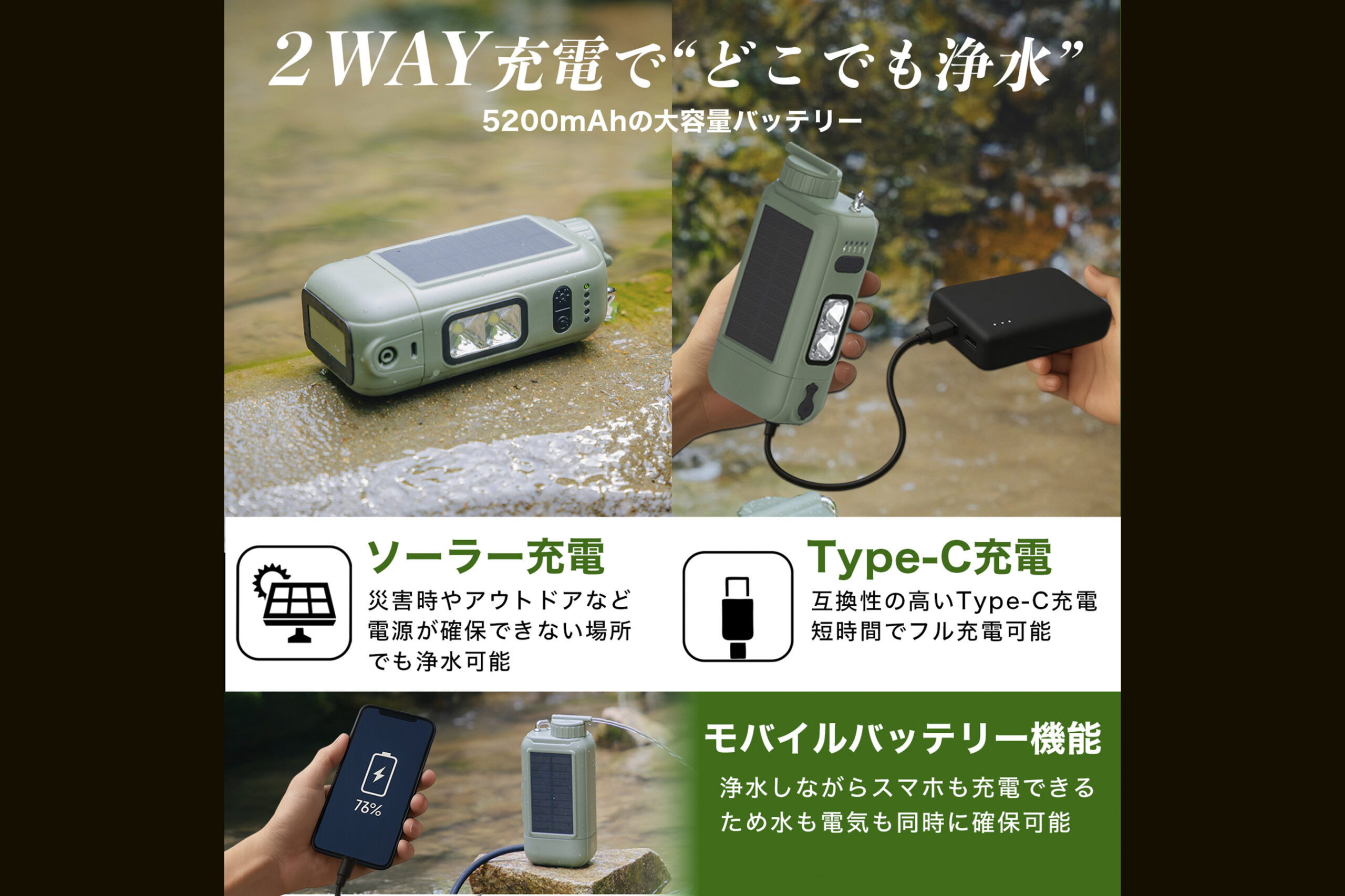 「どこでも安心安全ウォーター AN-S152」