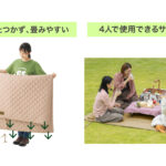 【画像】「風でシートが吹っ飛ぶ」問題が解決！　LOGOSの新作「レジャーシート」登場 〜 画像1