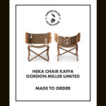 【画像】100年前の「将校椅子」が現代に復活！　「CALMA STORE×GORDON MILLER」限定コラボチェア登場 〜 画像1