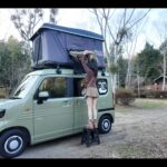 【画像】ルーフテントは「意外と」しんどい？　N-VANとともに女子ソロ車中泊で使い勝手を検証 〜 画像1