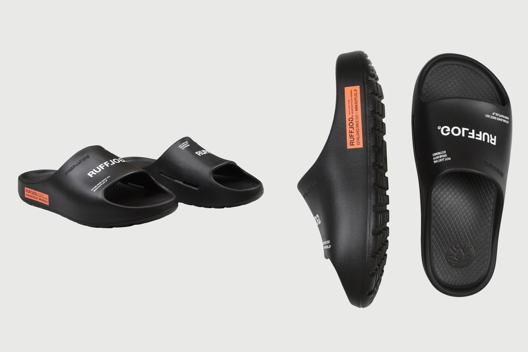 「RFLG×FREEWATERS RECOVERY SANDAL」のディテール