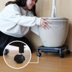 【画像】重たい観葉植物の「水やり」や「日光浴」を楽にするBIBILABのキャスター付きスタンド 〜 画像1