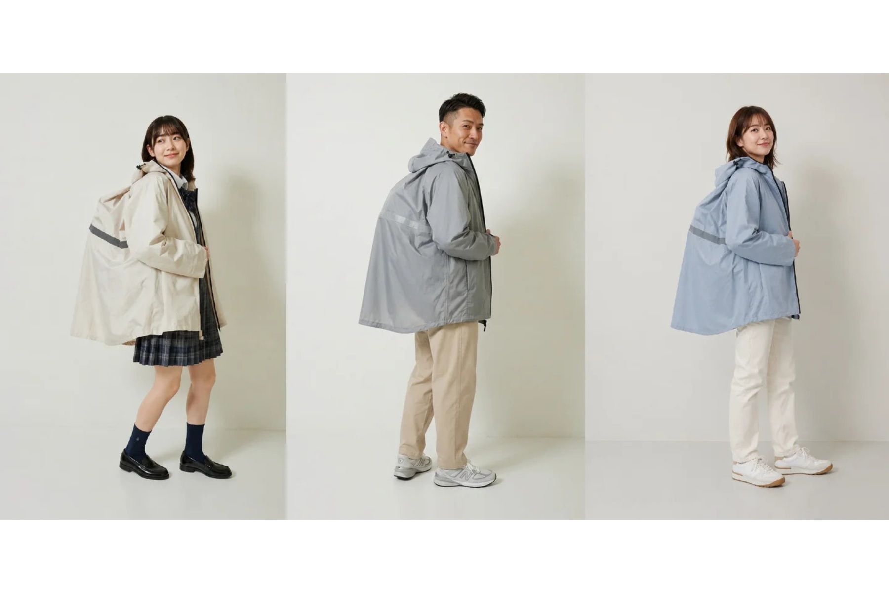 RoSeTa「雨用心」はフェーズフリー防災用品として販売。リュックを覆える大きめサイズが魅力