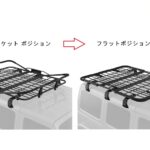 【画像】【雨どい直付け】フラットに変形！　ジムニーの積載力を高める特許取得のルーフラック 〜 画像1