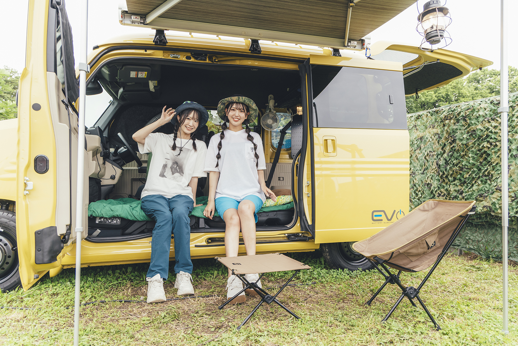 熱帯夜の限界を打破する「動く電源」! N-VAN e:のEV給電でポータブルエアコンを活用
