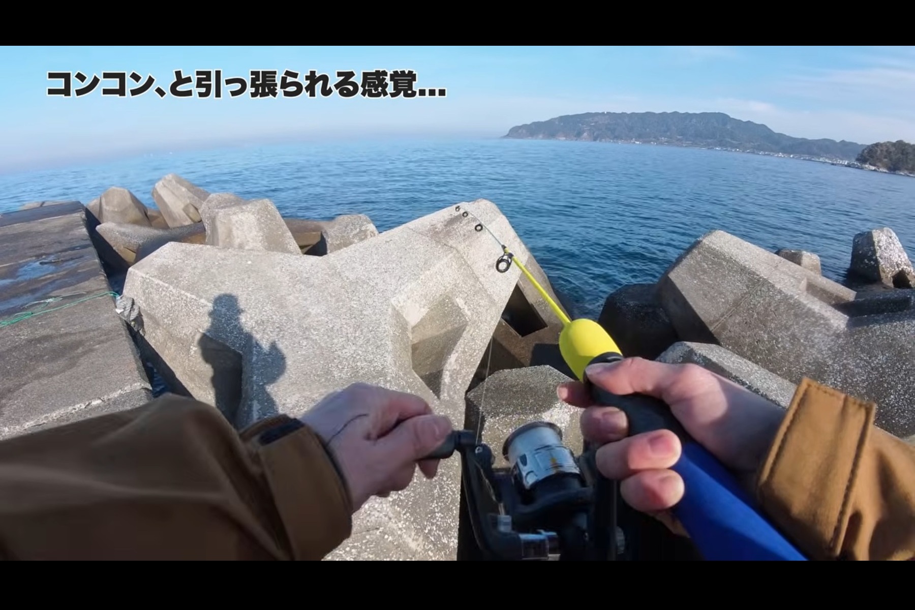 ダイソーの穴釣り用ロッドを使って千葉県竜ケ崎堤防で釣りに挑む