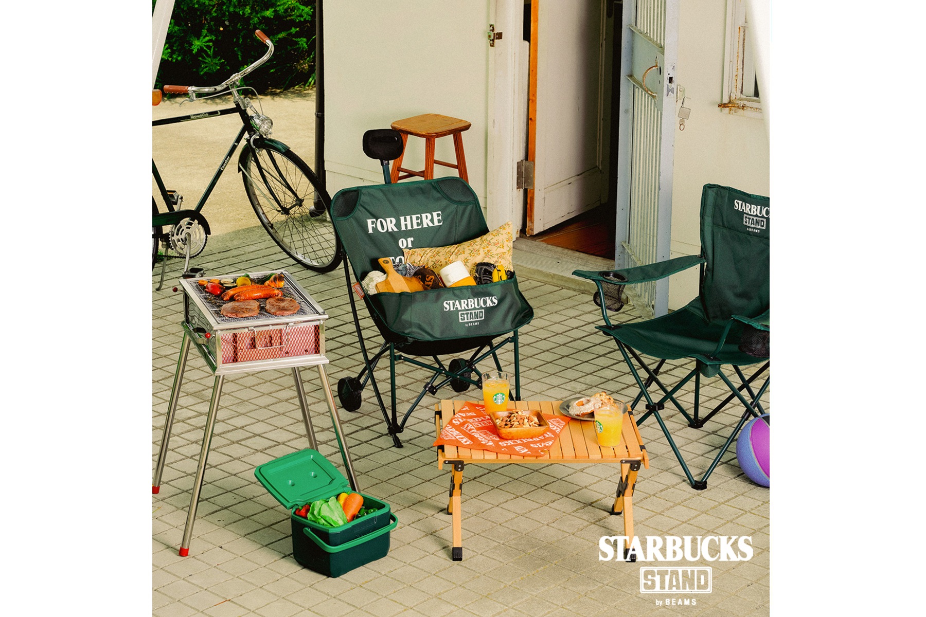 STARBUCKS STAND by BEAMS第4弾はコールマン別注モデルをラインアップ