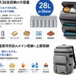 【画像】大容量で両手も空く！　36缶収納の保冷バックパックが「手が塞がる」悩みを解決 〜 画像1