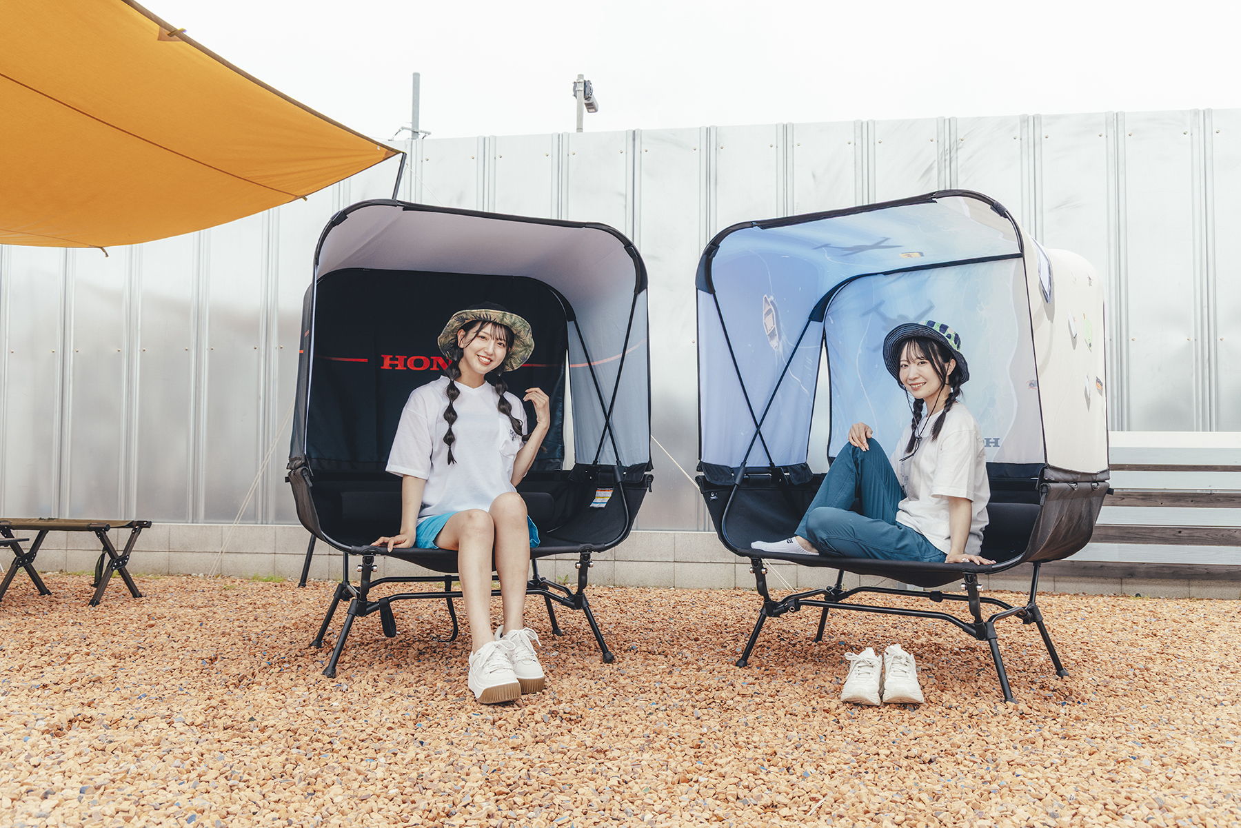 新品✨タープ テント キャンプ アウトドア アウトドアチェア 軽量 一人になりたい夜に。ホンダ「新型タープチェア」でリビングが秘密基地
