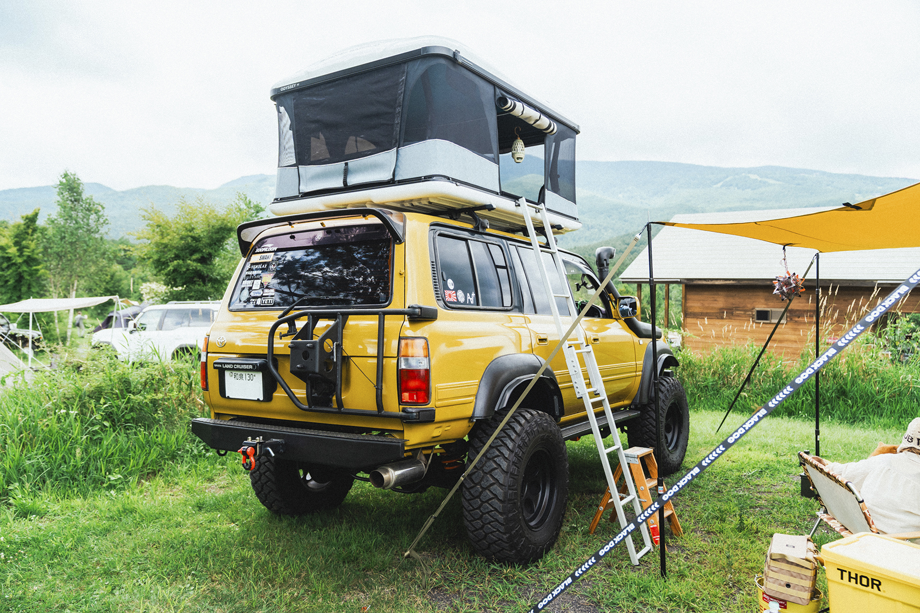 「LAND CRUISER 75th ANNIVERSARY DAY」に参加していた一般オーナーSoulさんの80ランクルリアビュー