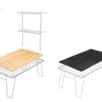【画像】運び込んだ荷物どこに置く？　「薄さ2.5cm」のフィールドラックで叶えるキャンプ整理術 〜 画像1