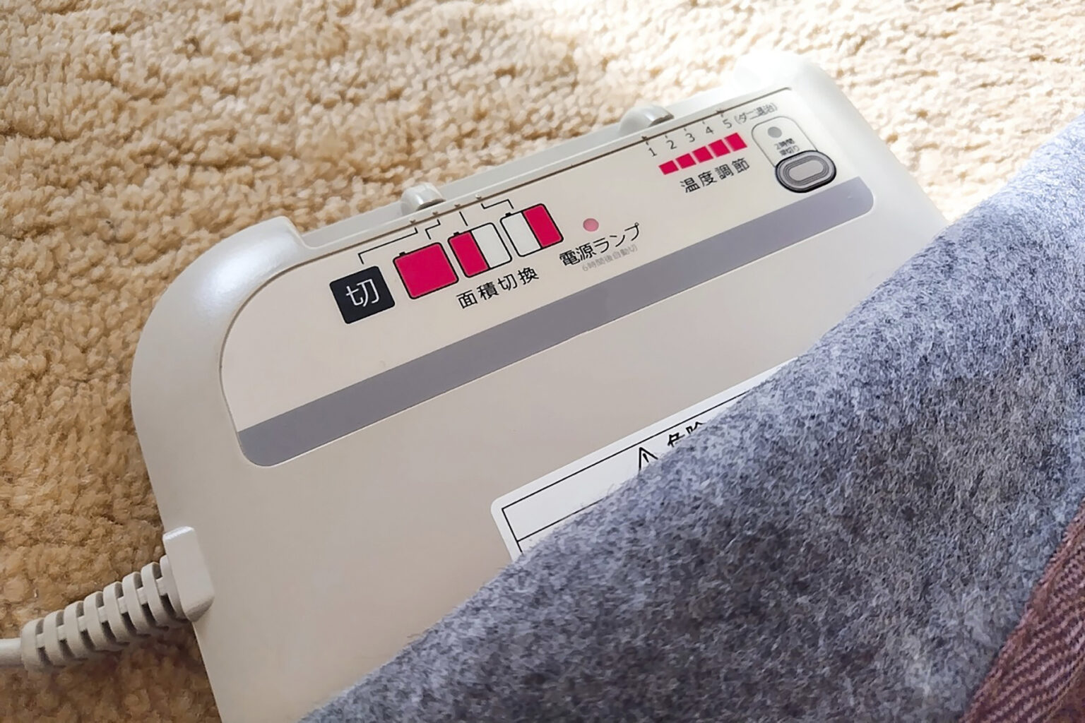 電気カーペットで冬キャンプを温かく
