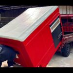 【画像】荷物運びの軽トラを女性ひとりで「車中泊仕様」に！　50kg以下の自作シェル搭載までの一部始終 〜 画像1