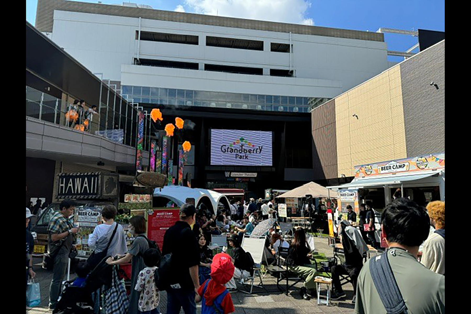 グランベリーパークで開催される「BEER CAMP」のメー時写真